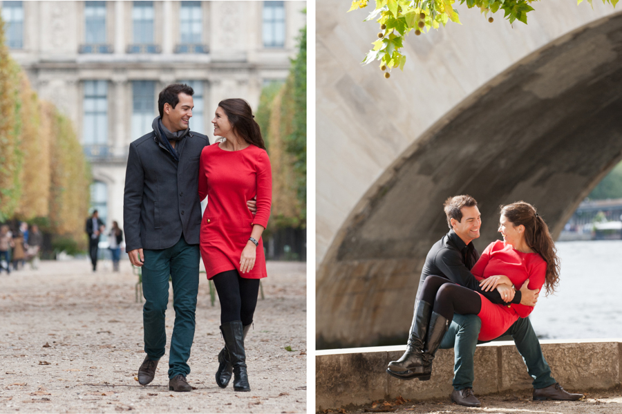 portrait de couple - séance engagement - Paris - ile de France - povince