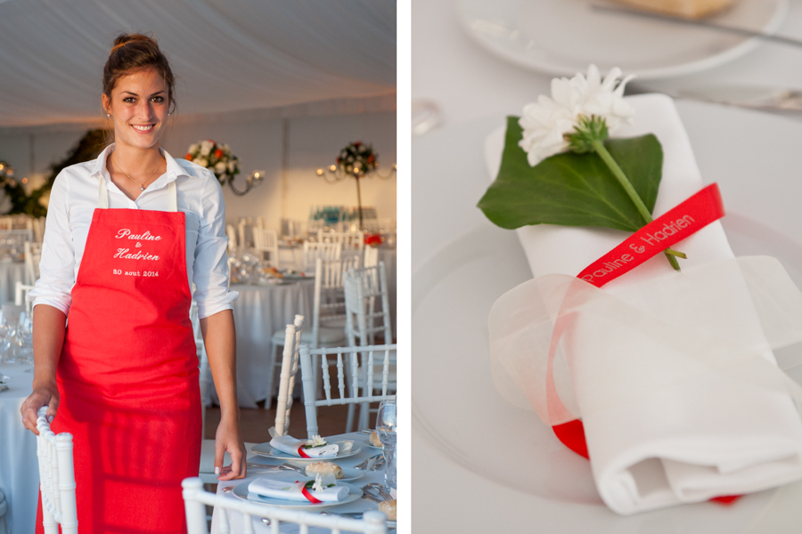 art de la table mariage aux jardins de marqueyssac